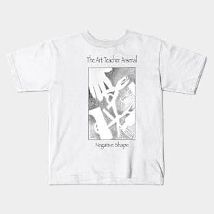 Art Teacher Arsenal/ Negative Shape Kids T-Shirt
